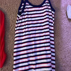 Striped Sleeveless Dress